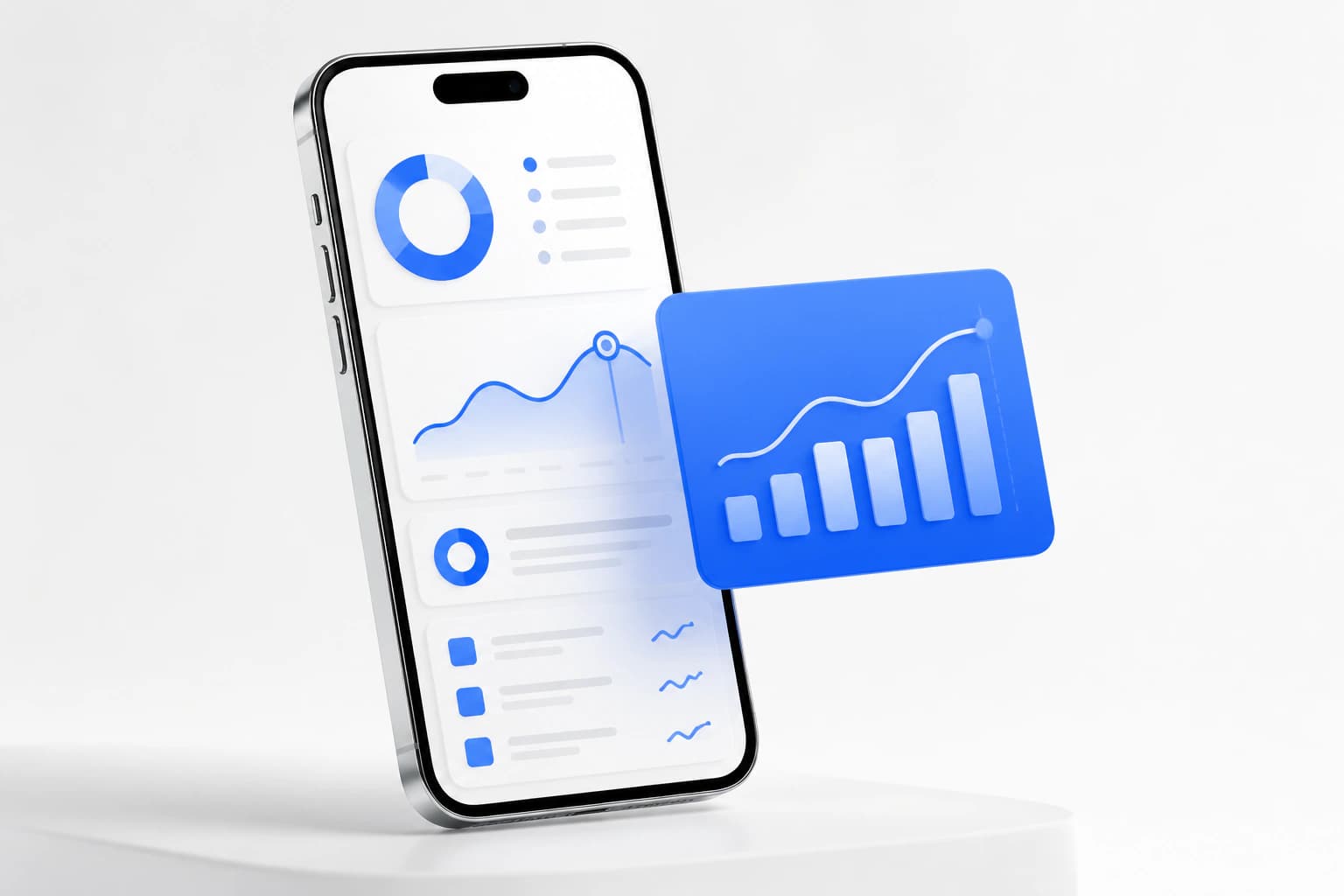 iOS product accent — premium iPhone business application